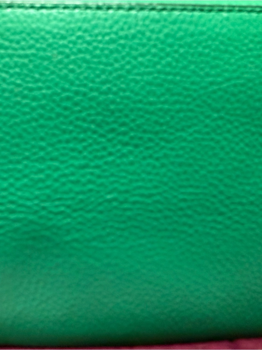 kate spade Emerald Green Pebbled Leather Shoulder Bag with Gold Hardware - Picture 4 of 4